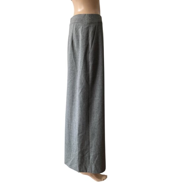 Brooks 346 Gray Pencil Maxi Size 4 Wool Skirt - Picture 2 of 9